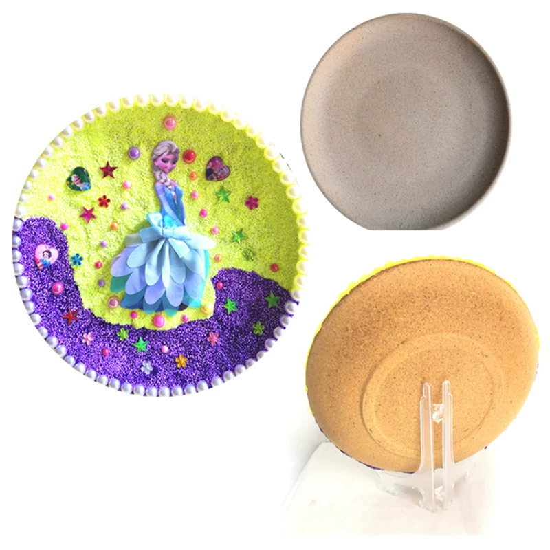 Детская ручная работа DIY креативный Снежный Цветок Глина Сверхлегкая глина окрашенная пленка из опилок белая модель пуха