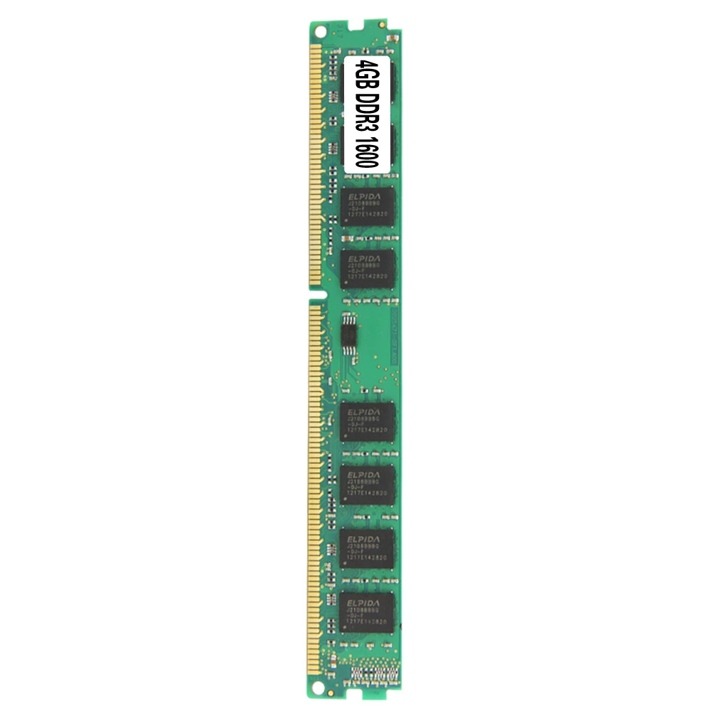 Desktop DDR3 RAM Z034, 4GB 1600 МГц, односторонний DIMM, совместим с 1333 МГц