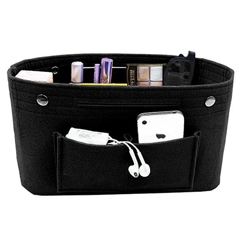 Manufactor new pattern Korean Edition Trend Cosmetic fashion Simplicity Package package High-capacity felt Makeup Storage bag