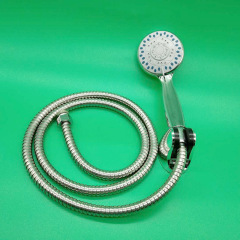 Five-Function Shower Head, Electroplated Handheld Shower Set, Spray and Rain Shower with Multiple Settings