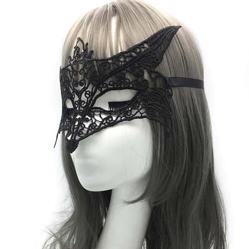 Fox Sexy Eye Mask Masquerade Lace Mask Female Halloween Sexy Half Face Party Adult Performance Props