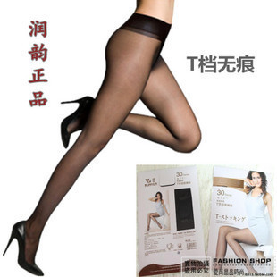 Spring and Autumn Silk Stockings medium thick 30DT gear cored silk pantyhose seamless transparent anti-snagging invisible socks