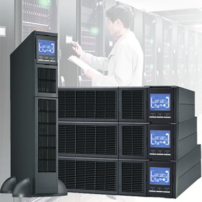 可定制1KVA在線機架式UPS電源系統220V標機含電池網絡機房專用