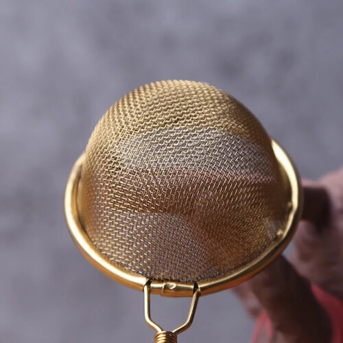 Da'antang creative double-layer stainless steel tea filter tea filter filter Japanese handmade tea funnel Kung Fu tea set