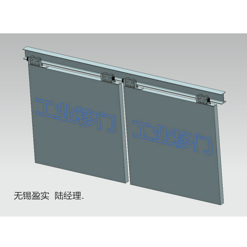 移门导轨厂门轨道加重型移门槽钢吊轮 吊轨导轨滑轨吊轮轨道