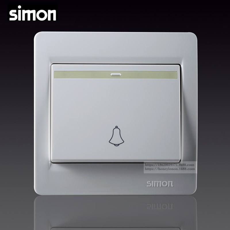 simon/西蒙 53系列 西蒙53系列 门铃开关带荧光C56301BY