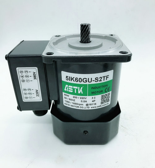 厂家直销三相减速马达5IK60GU-S2TF 5GU-10KB海鑫ASTK正品现货