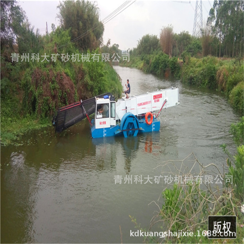 江苏小型割草船 水草收割船供应厂家 打捞水面水葫芦机械