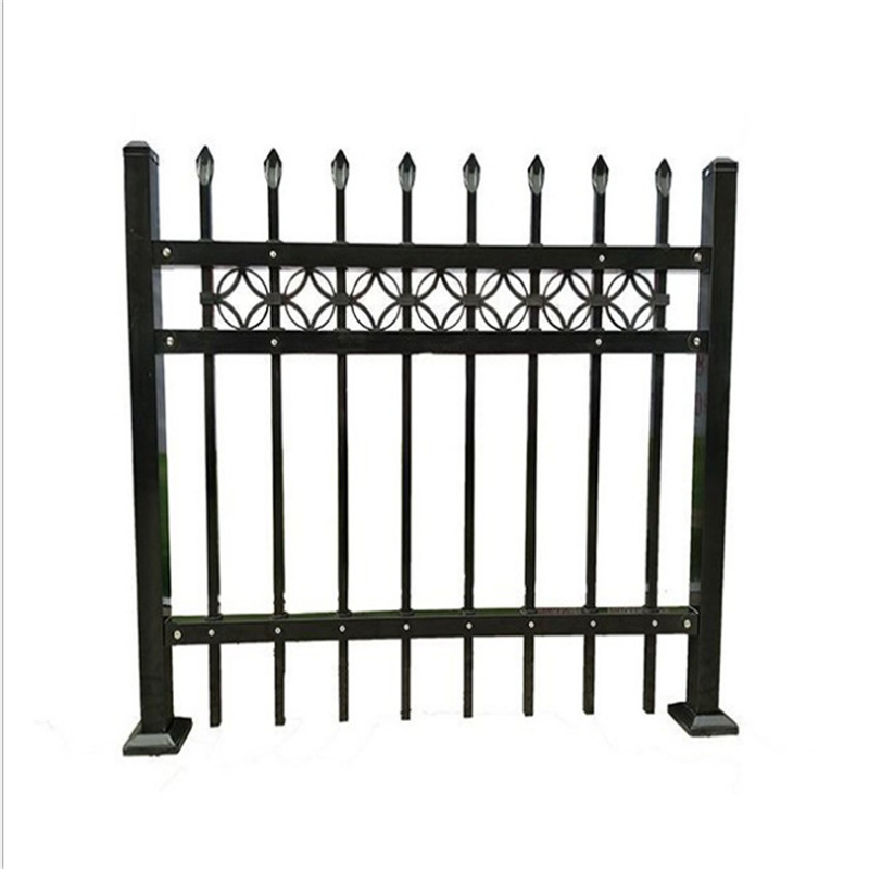 厂家院墙栏杆 成都院墙栅栏 成都围墙栏杆 镀锌钢管护栏铁栅栏