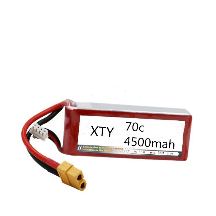 Hityou 4500mah 4s 70c fpv crossing machine lithium battery high rate battery