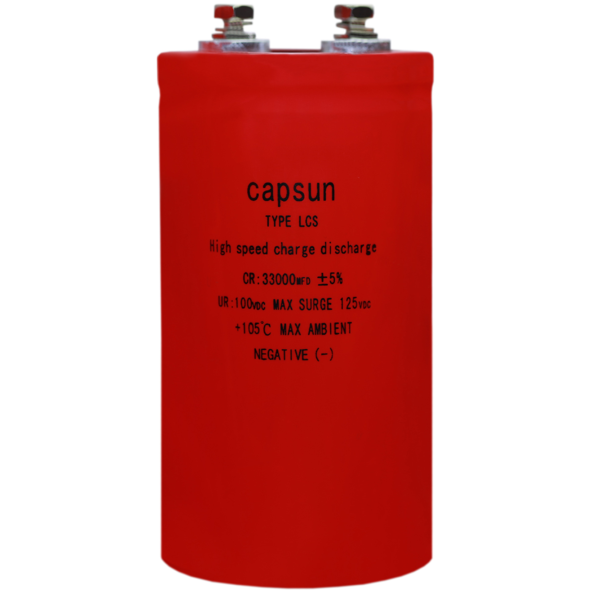 青佺电容CAPSUN LCS系列 33000UF100V 大容量铝电解电容器 原装品