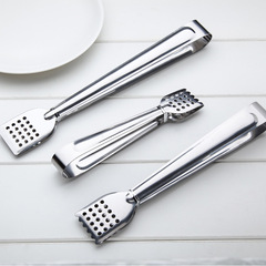 不鏽鋼麵包夾 加厚鋼板食品夾 篩眼夾片設計廚房工具