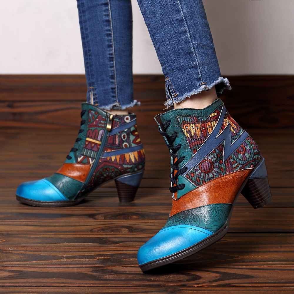 Bottes femme en En cuir - Ref 3354699 Image 10