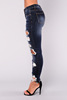 new Europe and America net hot pants women pants holes jeans