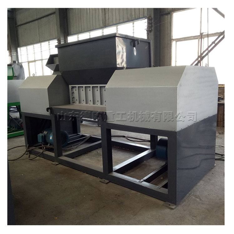 双轴金属撕碎机 橡胶轮胎废铁粉碎机 木材边角料搅碎机合金钢刀头