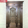 Copper gate Wood Mosaic Picture Copper gate anti-theft door household Zhejiang Copper gate Manufactor customized