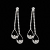 Earrings with tassels, pendant, simple and elegant design