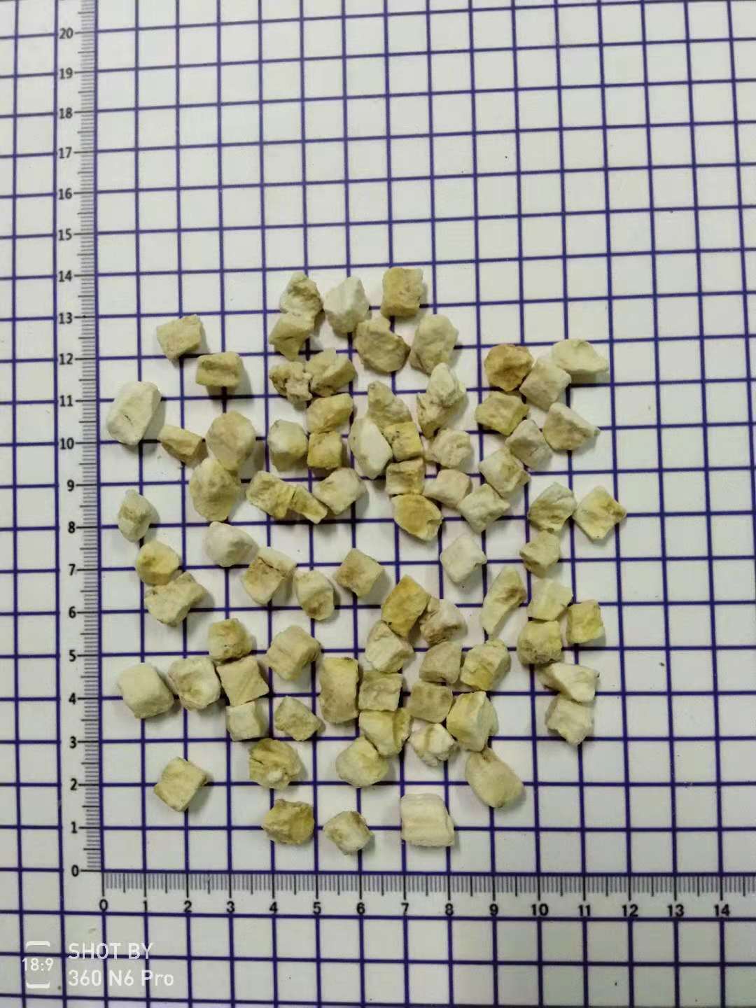 冻干香蕉丁9.6x9.6x9.6mm