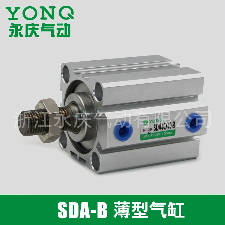 Тонкий цилиндр с внешней резьбой SDA20X10X20X30X40X50X60X70-B цилиндр