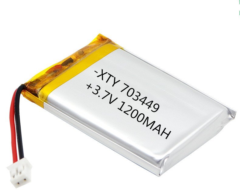 可按尺寸聚合物锂电池工厂703449 3.7v 1200mah儿童早教玩具