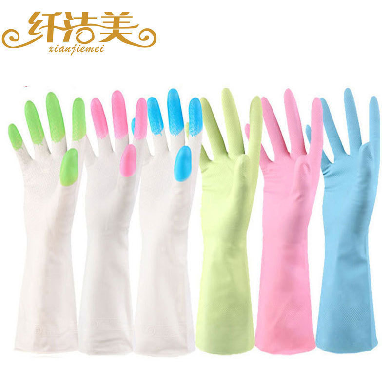 공장 직영 가정용 장갑 스킨 케어 깨끗한 방수 내구성 장갑 세탁 옷 방수 장갑