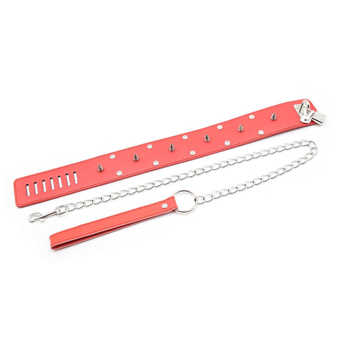 Venta al por mayor sexy pico collar perro mascota cadena tracción cuello cubierta alternativa promoción moda tendencia pu collar