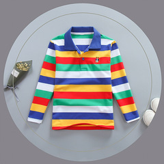 2020 New Autumn Casual Long-Sleeve T-Shirt for Kids and Children POLO Shirt Large Size School Uniform Spring Outfit 100% Cotton Elastic