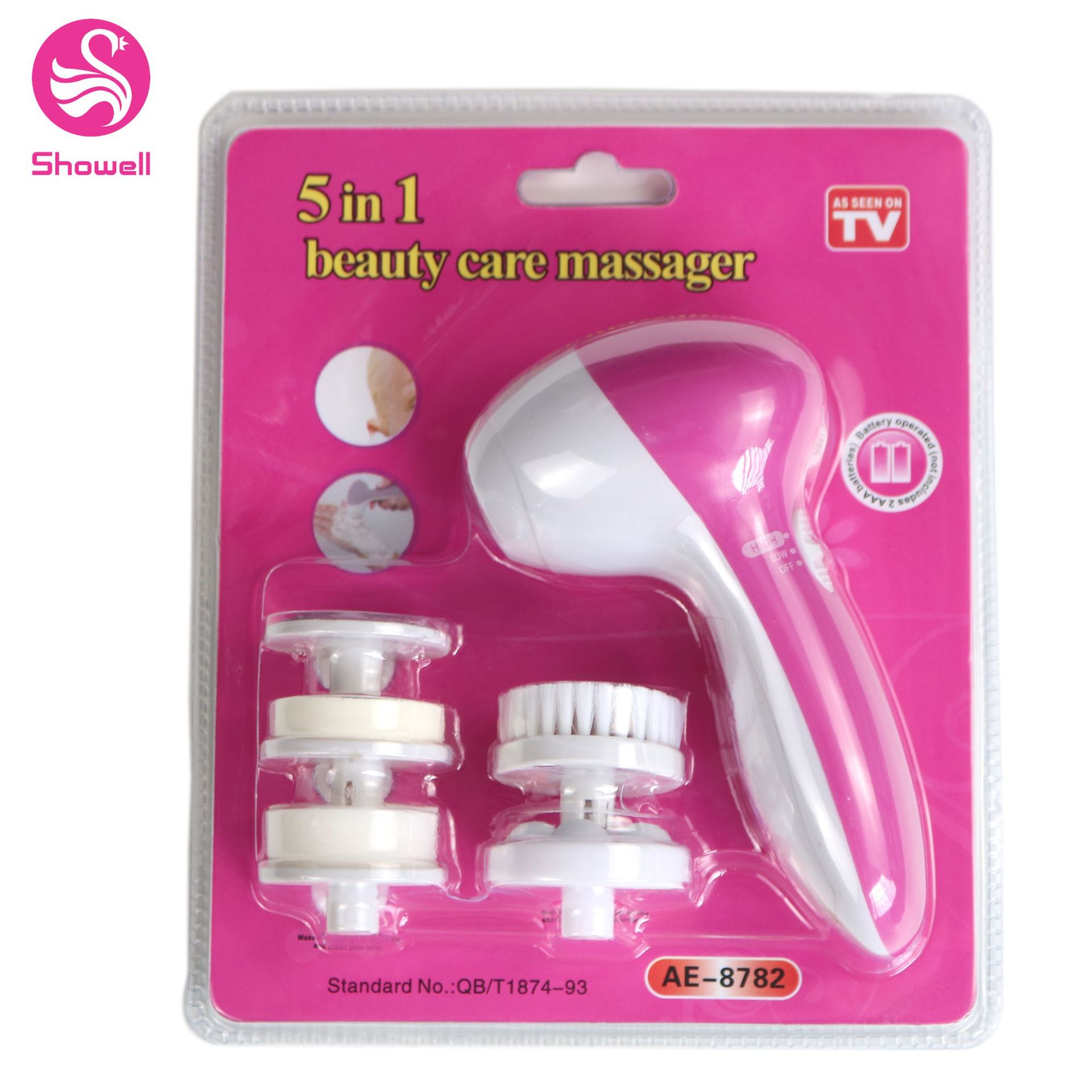 Face and body electric cleaning brush fa...