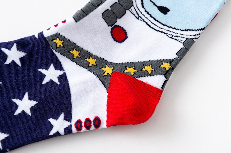 Unisex Casual Streetwear Cartoon Multicolor Cotton Printing Crew Socks A Pair display picture 16