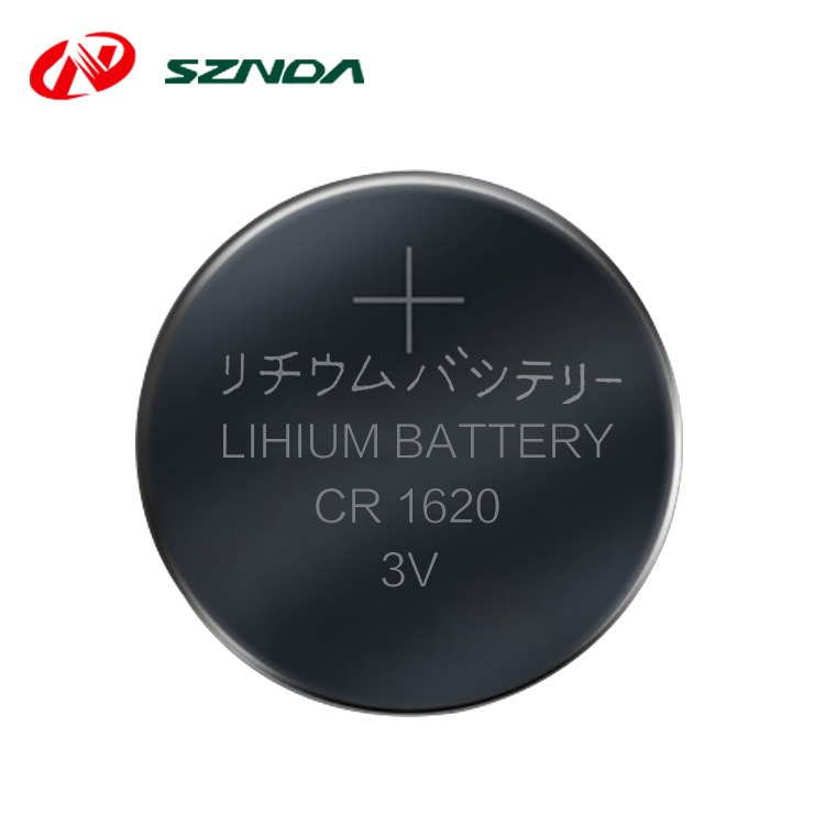 CR1620纽扣电池 3V锂锰电池 环保高品质遥控器适用可焊脚厂家批发