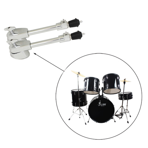 Wholesale jazz drum kit drum legs 2 pack electroplated silver bass drum legs fixed drum leg bracket big drum leg