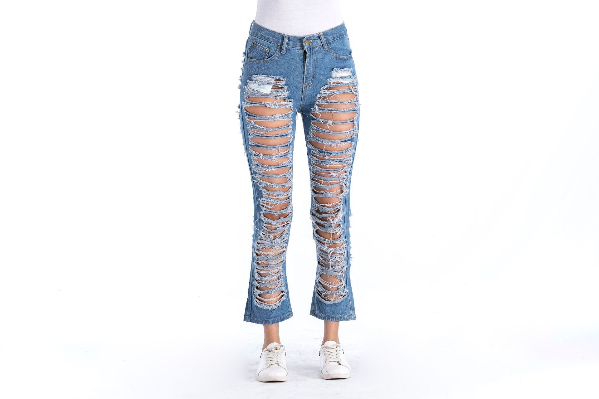 ankle length jeans pants