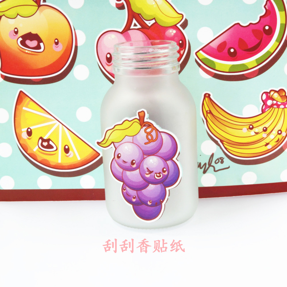 刮刮香贴纸63字