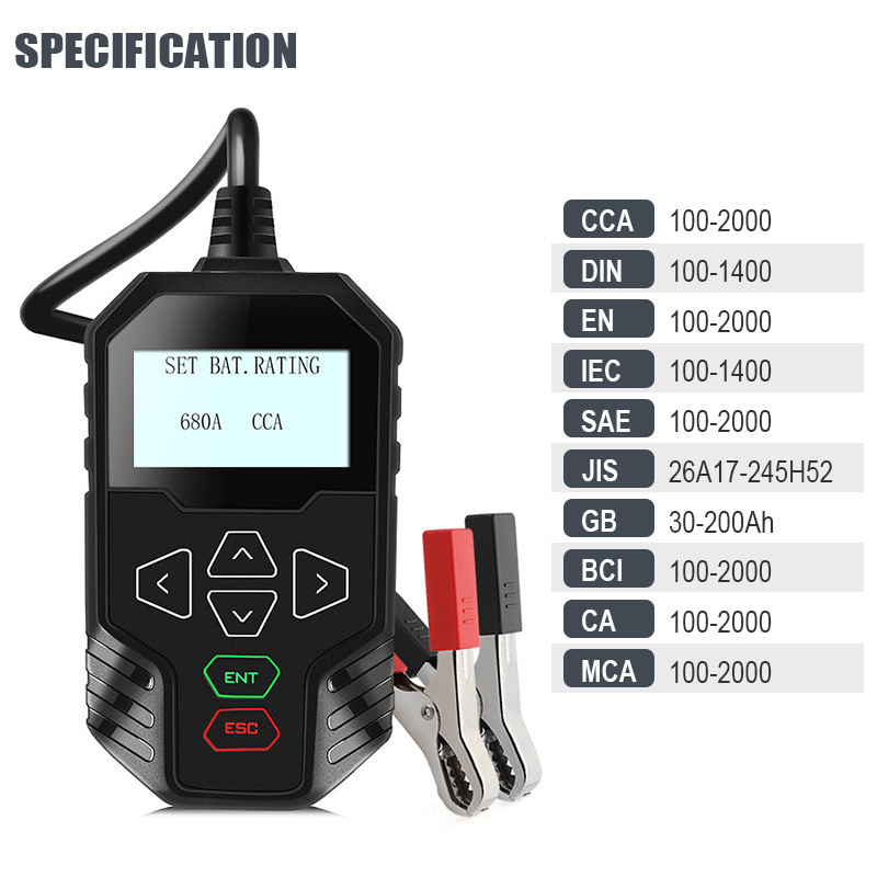 OBDPROG MT300  12V & 24V Car Truck Battery Tester 电瓶检测仪