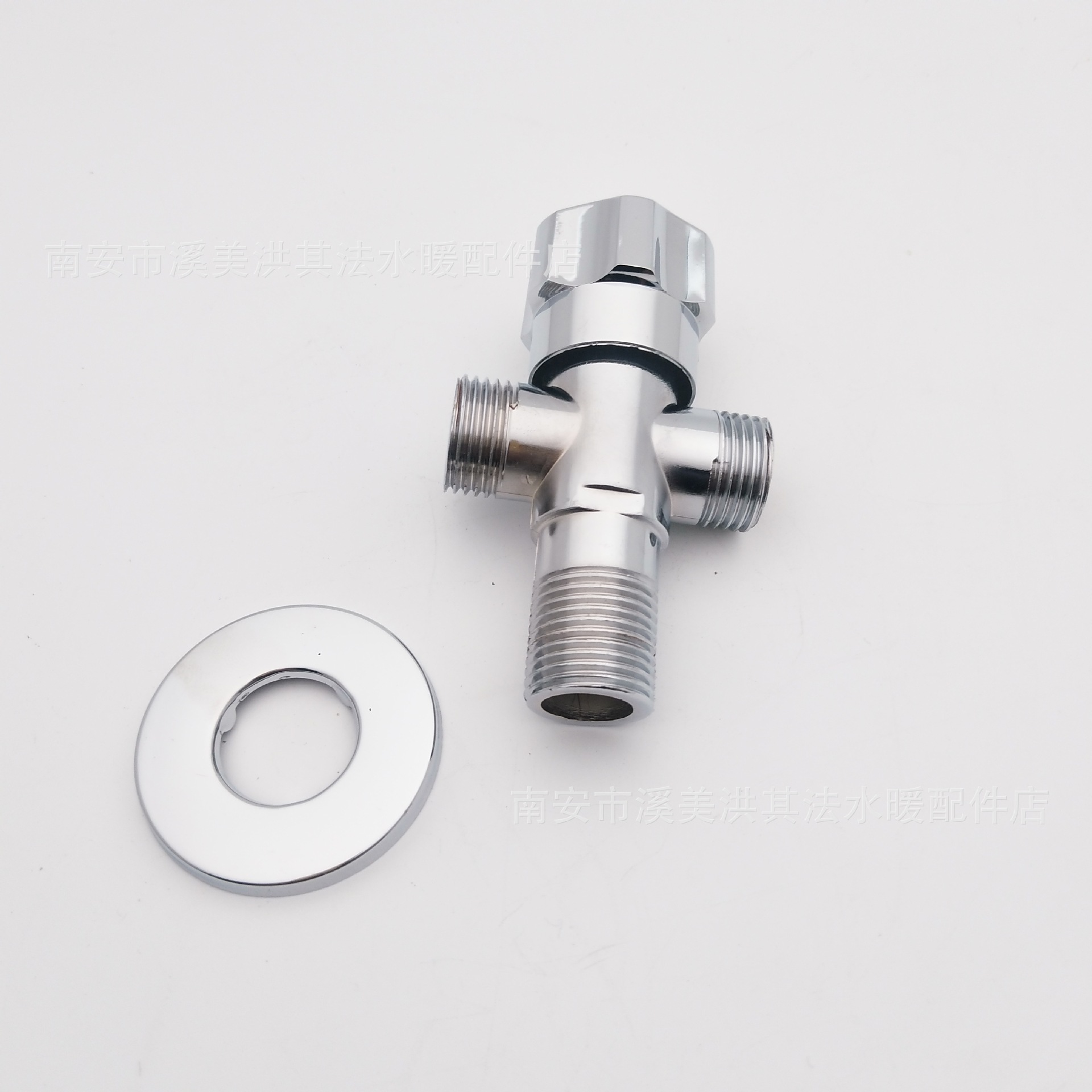 厂家直销锌合金双用一进两出水双出水热水器龙头止水阀快开三角阀|ru