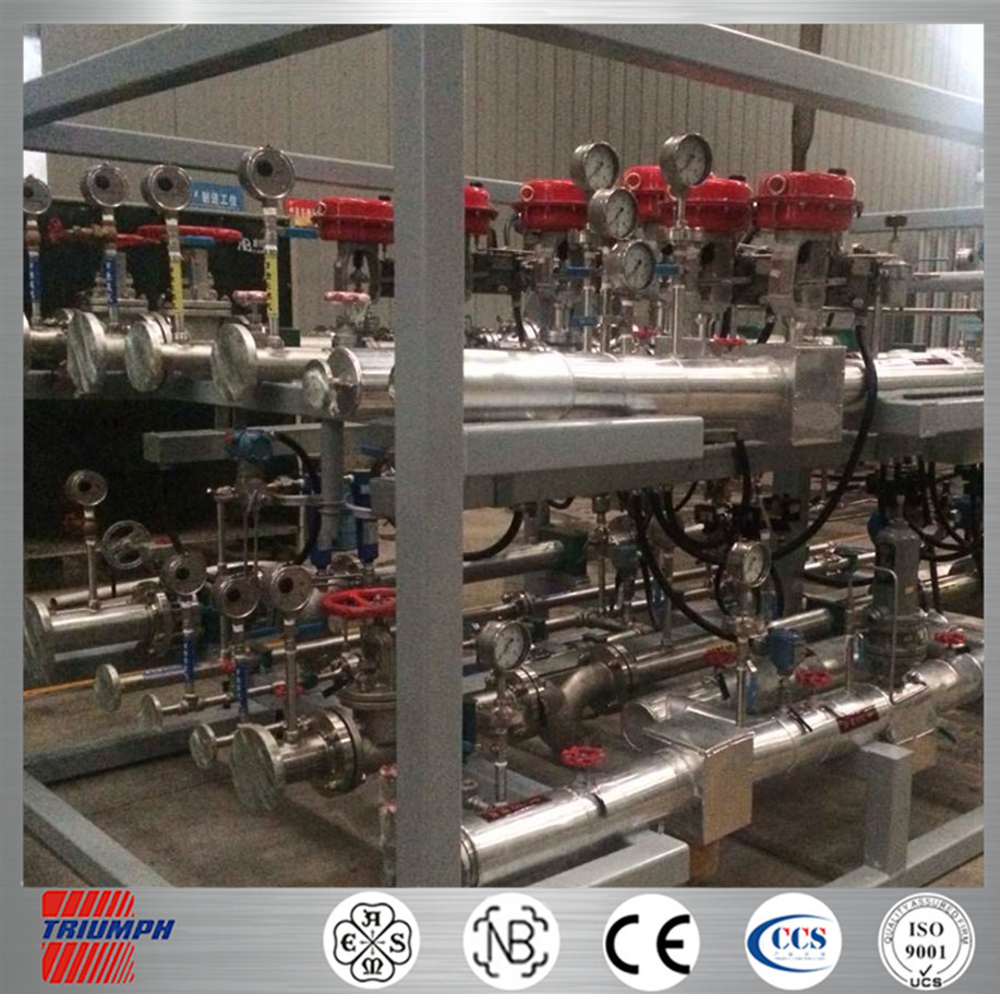 ASME/GB/NB/LNG气化站减压计量撬/LNG气化站/工业气体减压撬装