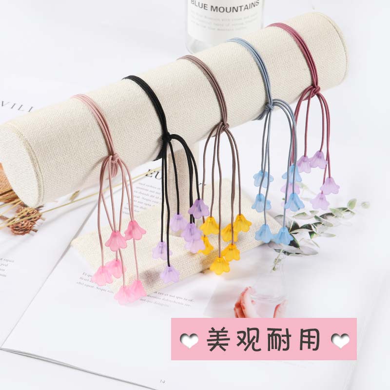 韩版个性三合一马蹄花时尚头绳发绳 少女扎头发皮筋百搭头绳批发|ru