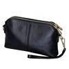 Fashionable leather small clutch bag, hand loop bag, shoulder bag, wholesale, cowhide, genuine leather