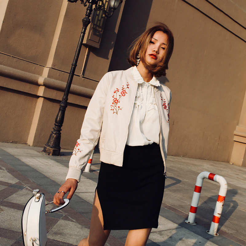 Veste cuir femme en PU - Ref 3331725 Image 1