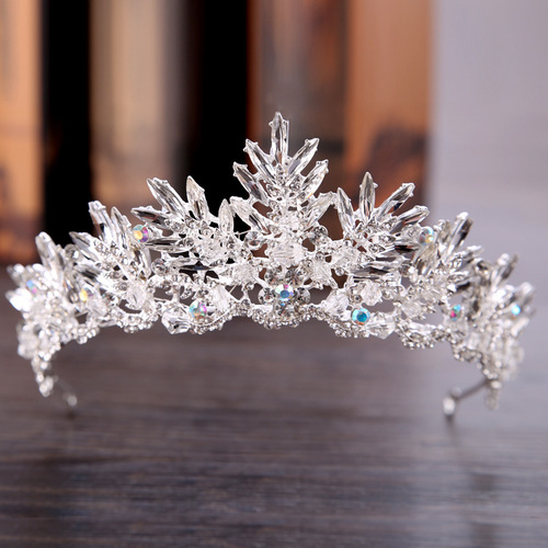 Hairpin hair clip hair accessories for women crystal crown lady crown Headband Headdress birthday party headdress