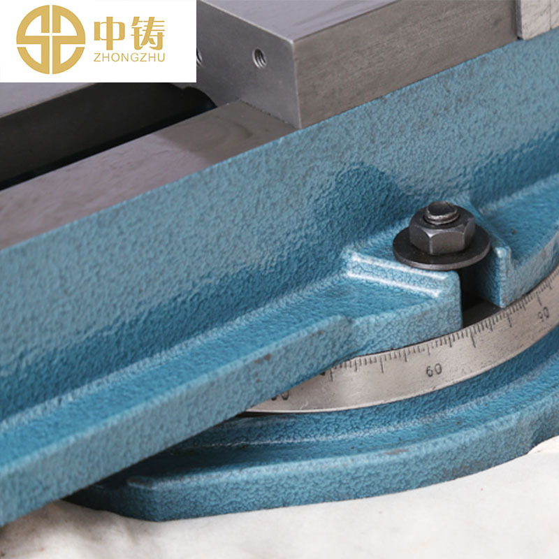 角固式平口钳360度旋转精密重型台虎钳4寸5寸6寸8寸铣床钳中铸