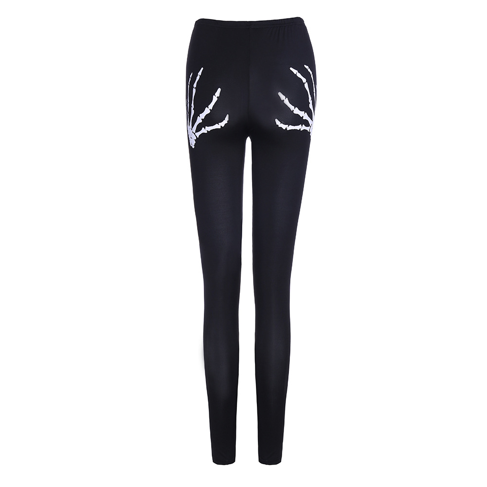 hot sale fashion print ripped tight leggings NSHEQ60367