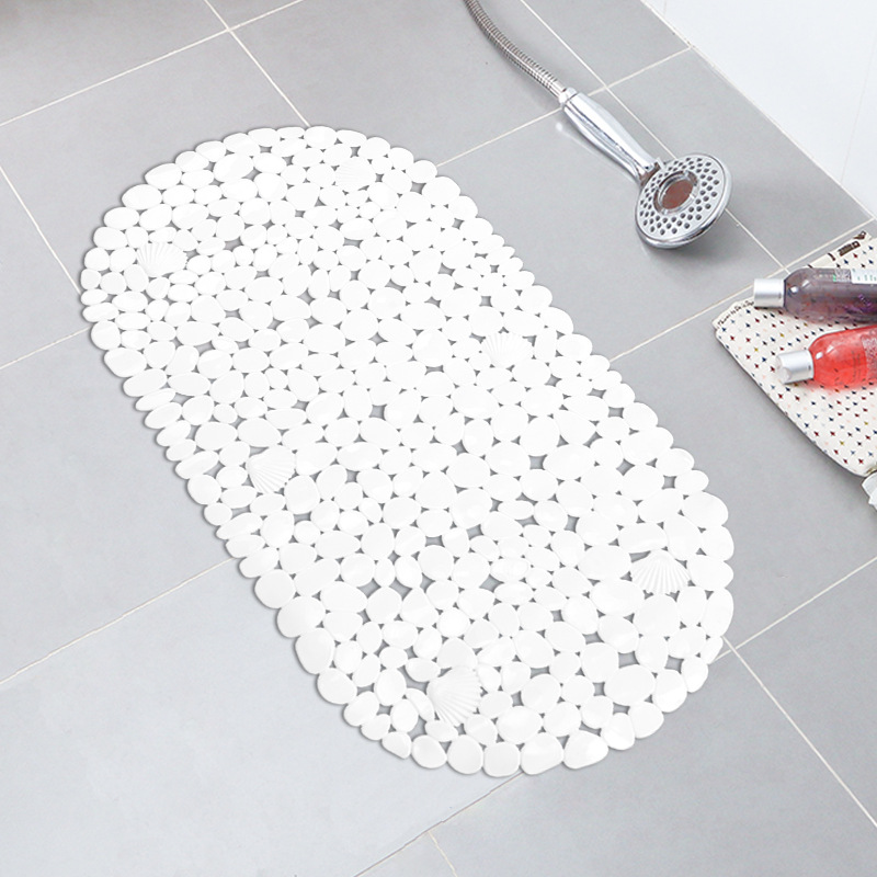 Nordic color sólido baño bañera Mat impresión antideslizante alfombra de baño antideslizante estera de ducha de PVC alfombra de baño taza de succión estera