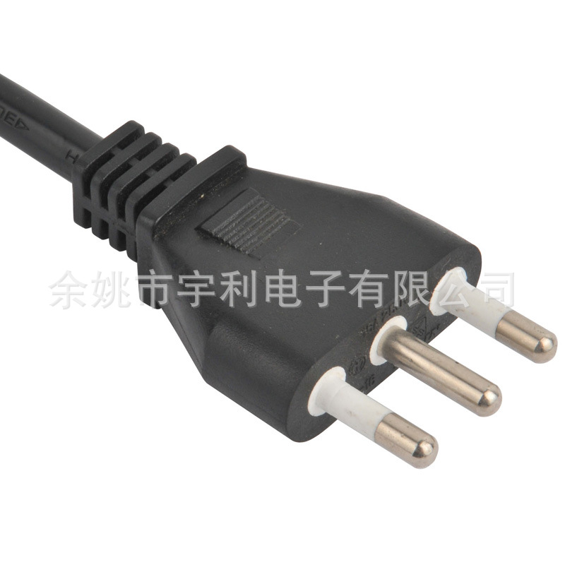 YDL-16电源线 意大利三芯电源线 意大利电源线 ac电源线
