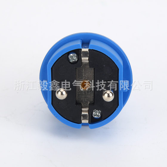 2-core 16A European standard two-plug air conditioning plug two-pole power plug detachable waterproof IP44 two-plug 012N