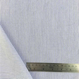 厂家供应 人棉色织条布  条纹衬衣布料 XH-348#  专业批发