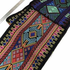 31CM Wide Cross-Stitch Embroidery Edge, Ethnic Stage Style Embroidery Edge, Import and Export Clothing and Bag Embroidery Accessories