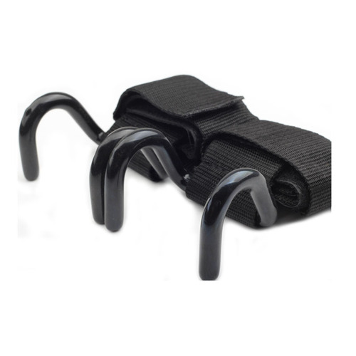 Professional fitness steel weight lifting hook, grip wrist strap, pull-up strength training auxiliary glove hook