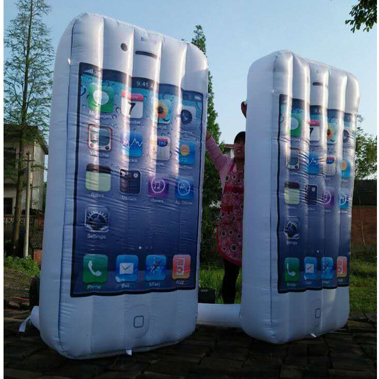 厂家新款充气手机模型广告拱门 仿真卡通人开业庆典 新品展览器材