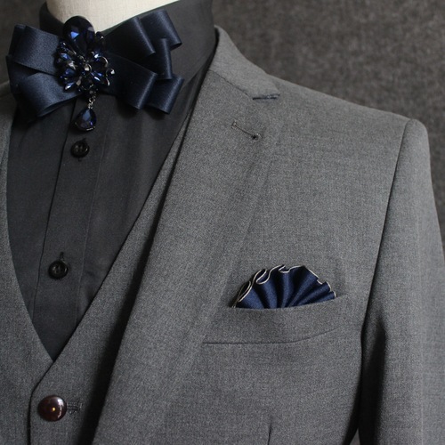 Man suit pocket cloth shirt a word, corsage, wedding banquet show host clothing accessories brooch 